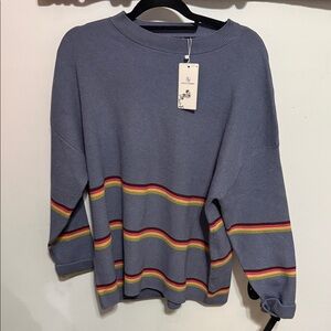 Striped Knit Sweater